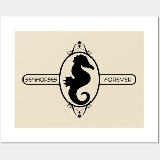 Seahorses forever! Posters and Art